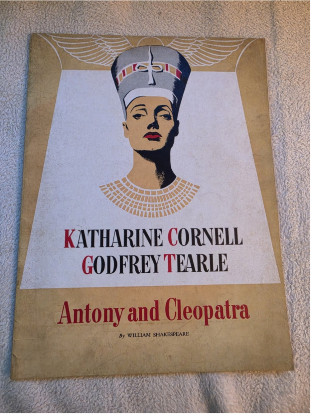 Vintage 1947 Antony and Cleopatra Souvenir Theater Program - Katharine Cornell &